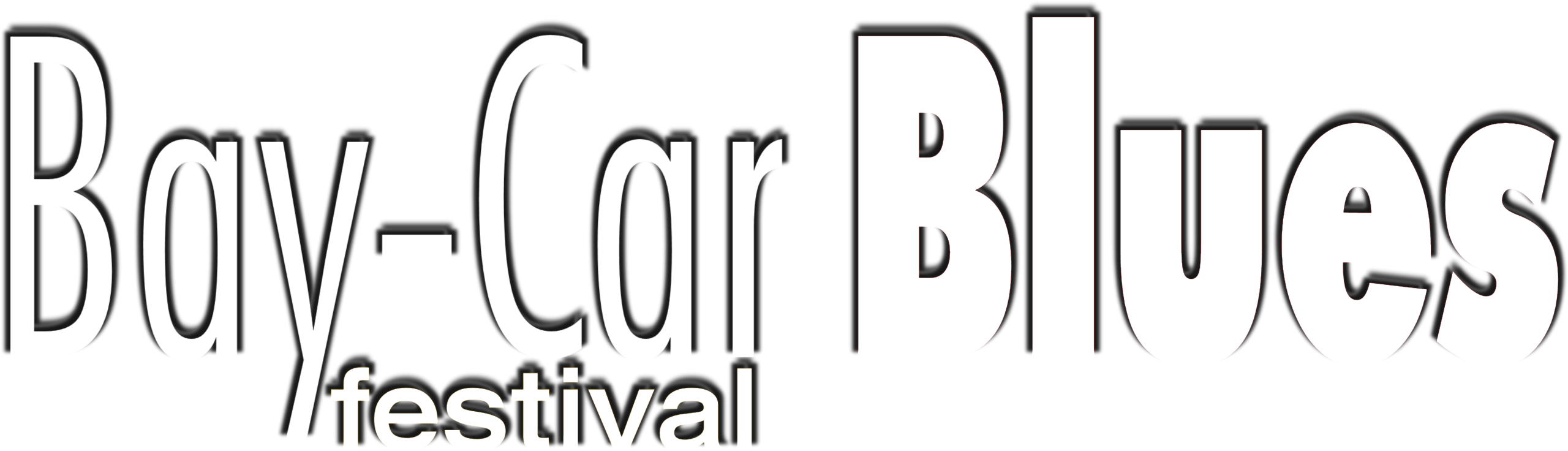 Logo Bay-Car Blues festival - De l'autre côté du miroir - Alice Communication